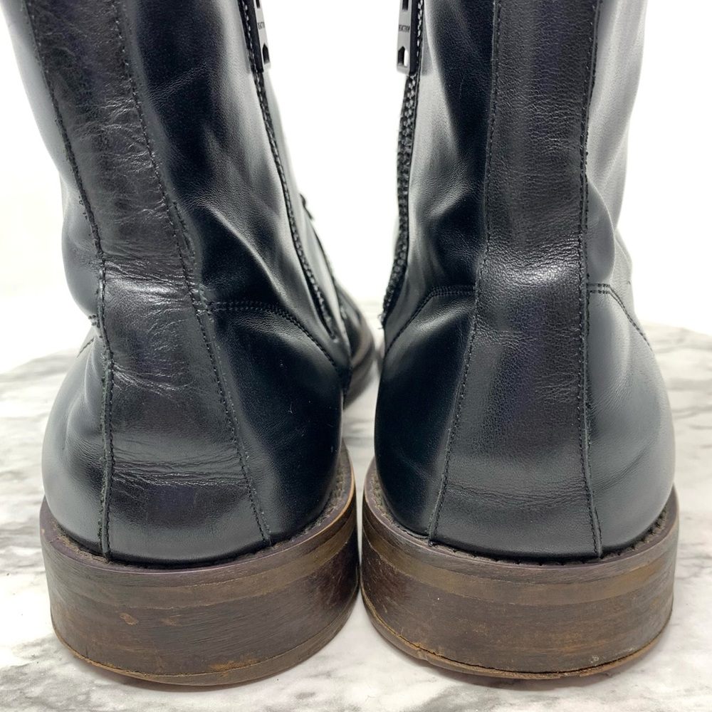 Kenneth Cole Reaction Direct Route Black Leather Lace-Up Boots 7.5 Mens Classic - Picture 10 of 15